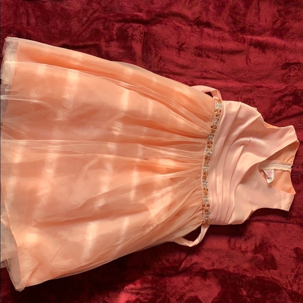A pink dress